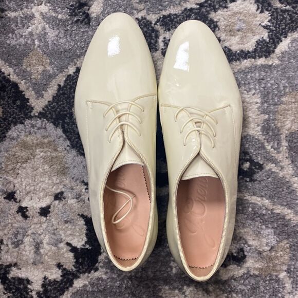 J. Crew Patent leather oxfords with grosgrain trim Item BD321* - Picture 1 of 6
